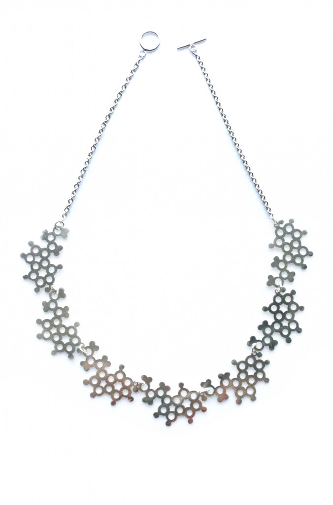 Serotonin Necklace Molecule Jewelry Serotonin necklace 676x1024 Serotonin Necklace shop serotonin shop necklaces shop silver serotonin seratonin science necklace molecule jewelry molecule luck happy happiness calm
