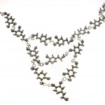 Dopamine Drop Front Necklace dopmaine necklace 150x150 Dopamine Drop Front Necklace shop necklaces shop dopamine shop wedding jewelry silver science molecule jewelry jewelry handmade dopamine