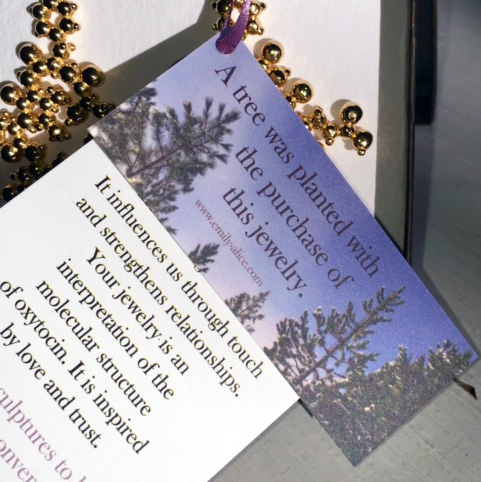 Plant tree with jewelry