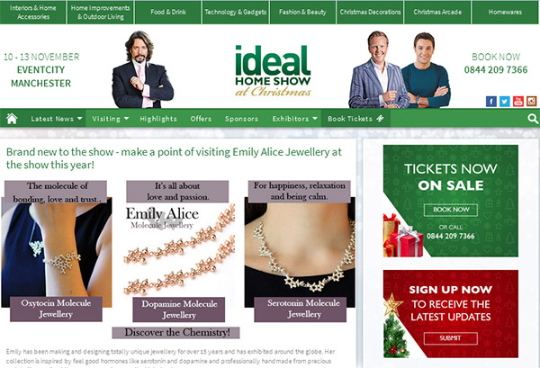 events molecule jewellery